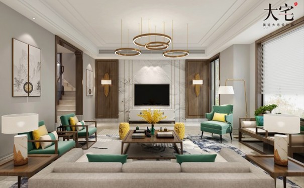 新中式装修效果图大全欣赏，听说客厅这么装修美呆了！