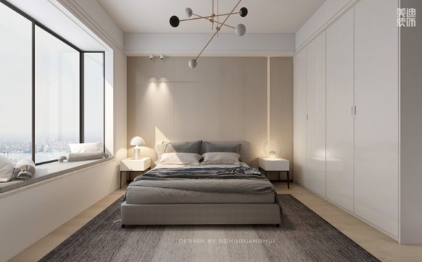 卧室装修效果图：卧室这么装修简单好看，不繁琐